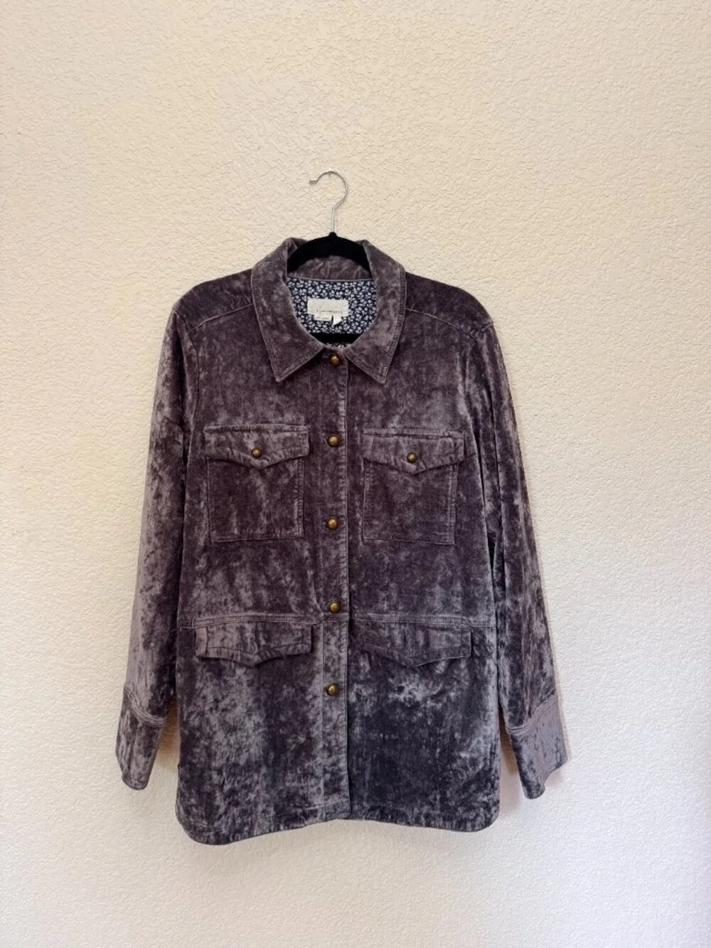 Anthropologie Women's purple/grey Jacket size L